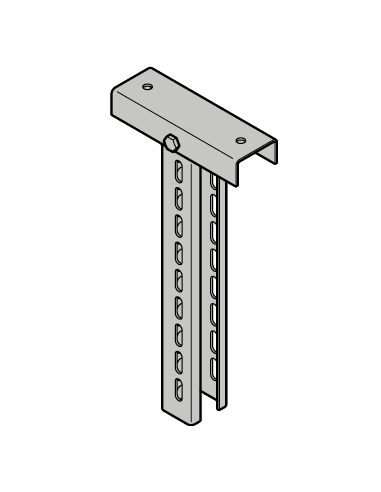 Accessoires de fixation supplémentaires pour suspente de guidage Hörmann 4981415