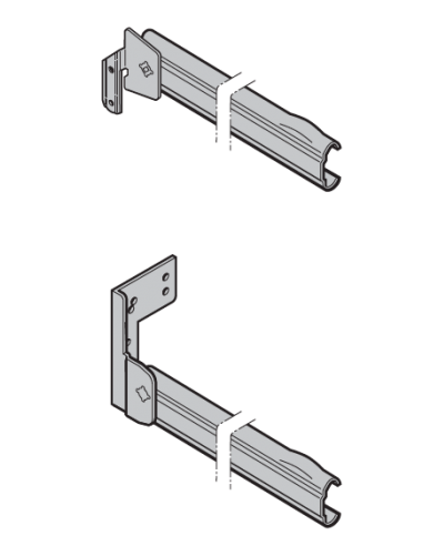 Rail de guidage avec support de rail de guidage N 80 / EcoStar Hörmann