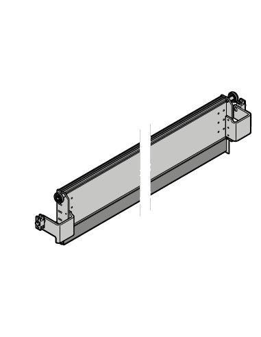 Section basse complète en aluminium Hörmann 4991021