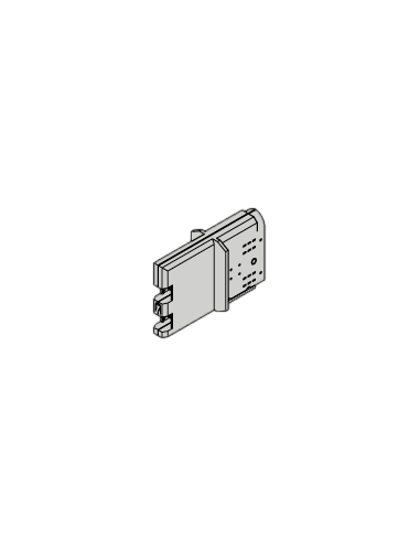 Pièce d'extrémité synthétique pour barrière photoélectrique SE 3 Hörmann 4991052