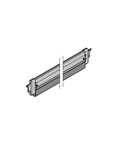 Section basse en aluminium complète Hörmann 4992083