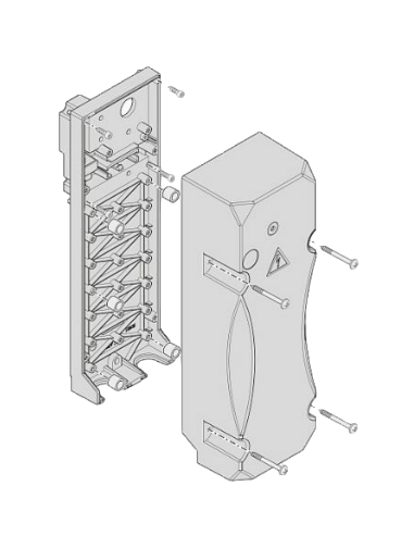 Boîtier pour interrupteur de fin de course long Sommer S10810-00001