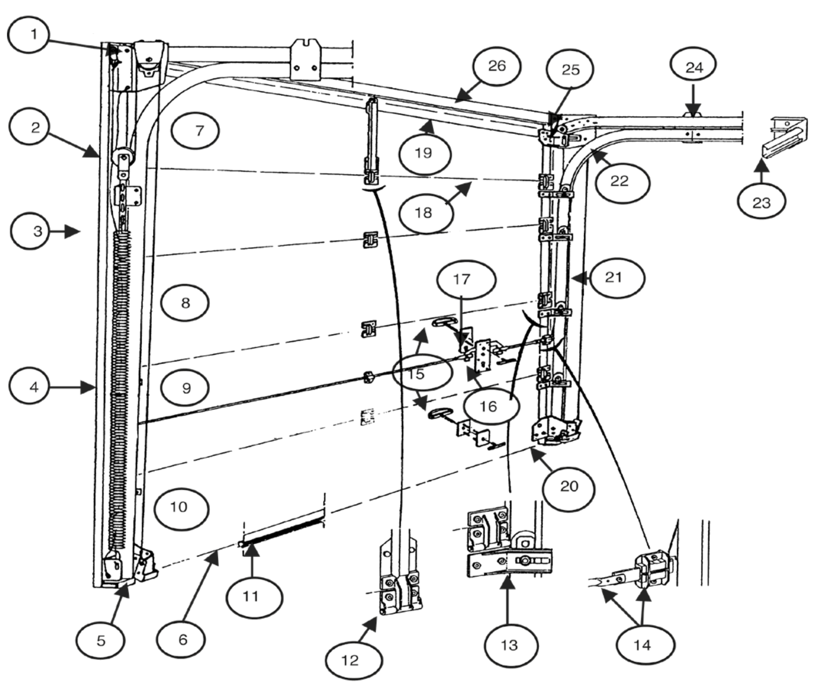 Joint caoutchouc pour porte de garage sectionnelle - Porte Sectionnelle